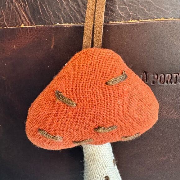 Mushroom Purse Charm KeyChain  Boho Flair NEW FAST SHIP - Picture 2 of 6